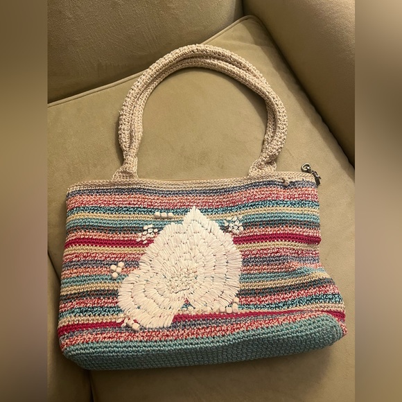 The Sak Handbags - The Sak , Multicolor bag with design Classics Hand-crochet